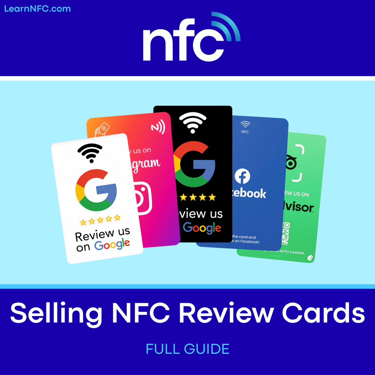 LearnNFC - Selling NFC Review Cards (Full Guide)