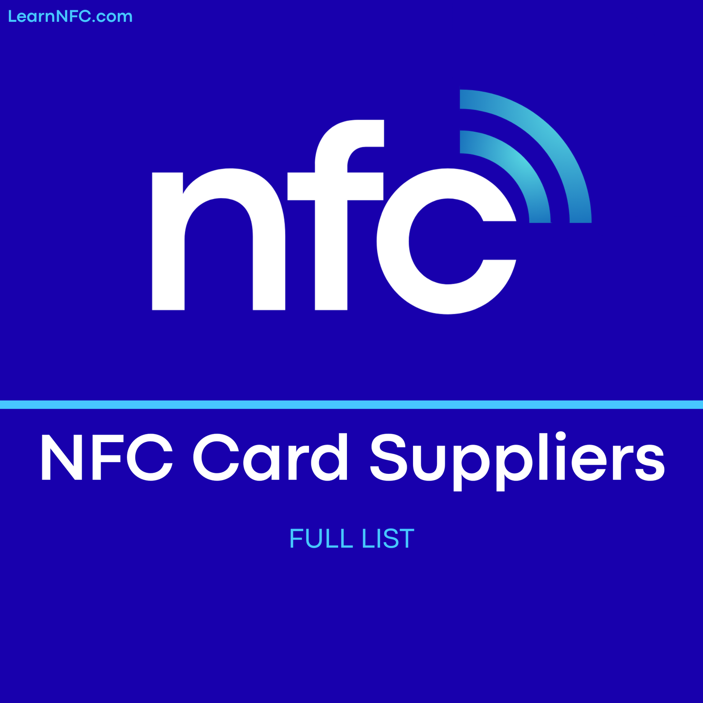 LearnNFC - NFC Card Suppliers List